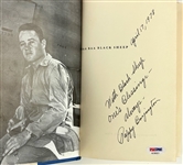Pappy Boyington Signed Copy of His 1958 WWII Memoir <em>Black Sheep</em> - Flying Ace and Medal of Honor Winner (PSA/DNA)