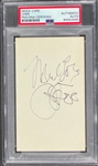 Cher Signed Index Card - Much Love, Cher (PSA/DNA)