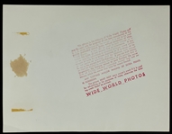 1956 Elvis Presley Original News Service Photograph on January 6, 1957, <em>Ed Sullivan Show</em> Appearance