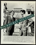1964 Elvis Presley News Service Wire Photo  with Danny Thomas at Presentation of FDRs Yacht to St. Jude Hospital