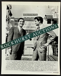 1964 Elvis Presley News Service Wire Photo  with Danny Thomas at Presentation of FDR's Yacht to St. Jude Hospital