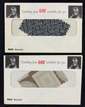 1971 Elvis Presley Two Clothing Swatches from His 1971 LP <em>Elvis: The Other Sides – Elvis Worldwide Gold Award Hits Vol. 2</em>