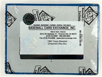 1982 Topps Baseball Unopened Wax Box - 36 Packs (BBCE Encapsulated)