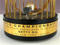 1977 New York Yankees World Series Trophy - Sponsor