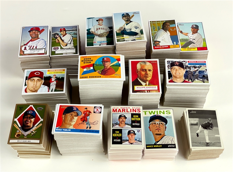 2003-2013 Topps Heritage Baseball Complete Base Sets (14)