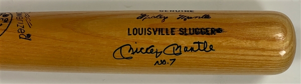 Mickey Mantle "No. 7" Signed Baseball Bat (PSA/DNA)