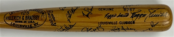 1976-78 Los Angeles Dodgers Team Signed Reggie Smith Game Issued Baseball Bat (Beckett Authentic)