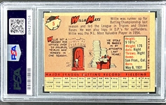 1958 Topps #5 Willie Mays - PSA VG 3