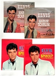 1965-66 Elvis Presley <em>Harum Scarum</em> and <em>Spinout</em> MONO and Stereo LPs (4) with Promo Photos
