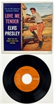 1968 Elvis Presley EP <em>Love Me Tender</em> (EPA-4006) Orange Label - MINT