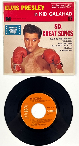 1969 Elvis Presley EP <em>Kid Galahad</em> (EPA-4371) Orange Label
