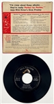 1956 Elvis Presley EP <em>Perfect for Parties Highlight Album</em> (SPA 7-37) 45 EP with Picture Sleeve