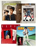 1970s-80s Elvis Presley Four LPs with Promotional Photos - <em>Elvis Country</em>, <em>Guitar Man</em>, <em>Elvis Memories of Christmas</em> and <em>Separate Ways</em>