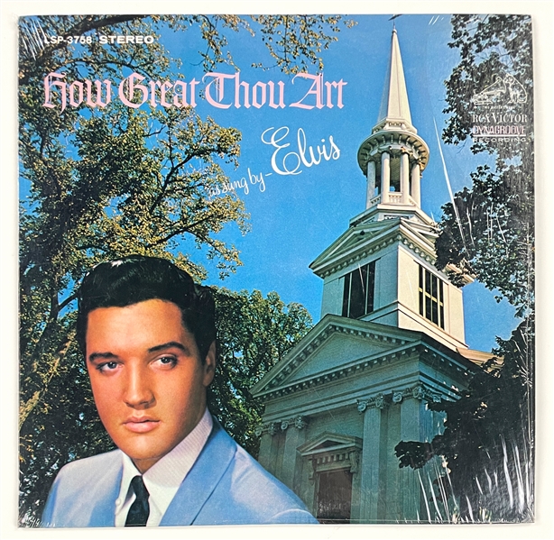 1967 Elvis Presley <em>How Great Thou Art</em> Stereo LP (LSP-3758) in Original Shrinkwrap