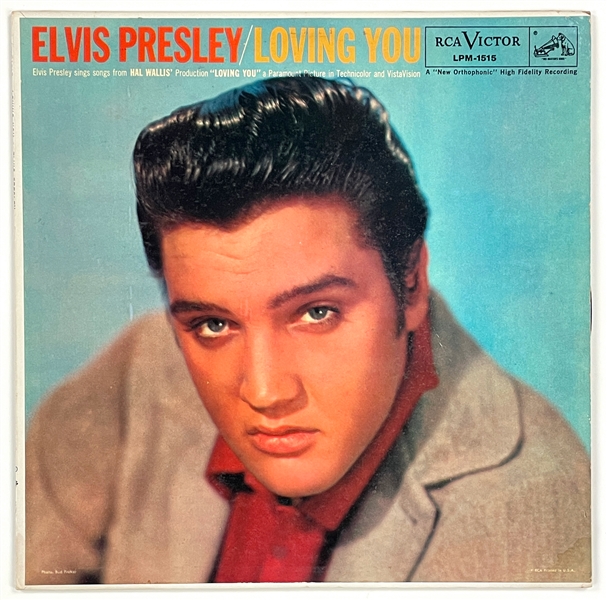 1957 Elvis Presley <em>Loving You</em> MONO Soundtrack LP (LPM-1515)