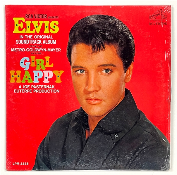1965 Elvis Presley <em>Girl Happy</em> MONO LP (LPM-3338) Still in Shrinkwrap