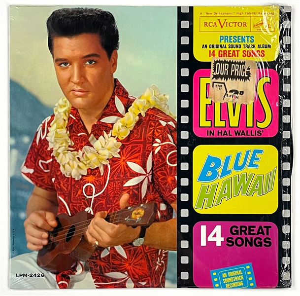 1961 Elvis Presley <em>Blue Hawaii</em> MONO Soundtrack LP (LPM-2426) in Shrinkwrap