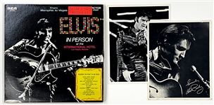 1969 Elvis Presley  <em>From Memphis to Vegas / From Vegas to Memphis</em> Stereo LP (LSP-6020) w/Photos and Sticker (cutout)