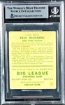 1933 Goudey #142 Paul Richards Signed Card (Encapsulated Beckett Authentic)