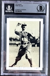 Roderick Wallace Signed 3x5 Photo (Encapsulated Beckett Authentic)