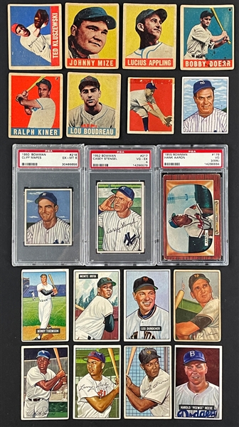 1949-55 Bowman Baseball Card Collection (124)