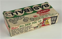 1962 Topps Baseball 5-Cent Display Box - Baseball Stamps Variation