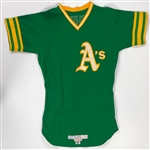 Claudell Washington 1975 Oakland A’s Road Jersey