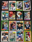 1984 - 1987 Topps Signed Football Card Collection (211)
