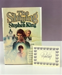 1977 Stephen King Signed Bookplate with First Edition of <em>The Shining</em> (JSA)