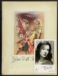 Vivian Leigh Signed Photo as Scarlett O'Hara from <em>Gone With the Wind</em> (Beckett Authentic)