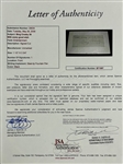 1936 Bing Crosby Cut Signature (JSA)