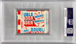 1955 Topps Doubleheader 1-Cent Unopened Wax Pack - PSA MINT 9