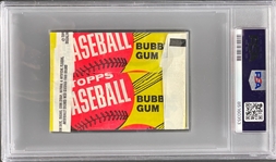 1963 Topps Baseball 1-Cent Unopened Wax Pack - PSA MINT 9