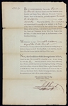 18th Century Mayor of New York Richard Varick Signed Document