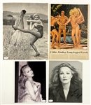 Julie Newmar Signed Photos and Oversized Magazine Photos (4) (JSA)