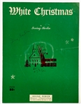 Irving Berlin Signed "White Christmas" Sheet Music (JSA)