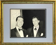 Jerry Lewis and Dean Martin Signed 1950s 8x10 Photo (JSA)