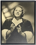Kate Smith Signed Oversized Studio Portrait - Signed Kathryn (JSA)