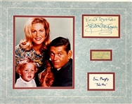 <em>Bewitched</em> Cast Signed Display with Dick York, Elizabeth Montgomery and Erin Murphy (JSA)