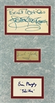 <em>Bewitched</em> Cast Signed Display with Dick York, Elizabeth Montgomery and Erin Murphy (JSA)
