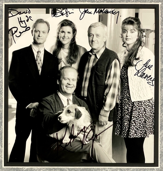 Frasier Signed Display Including Kelsey Grammer and John Mahoney (Beckett Authentic)