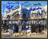 “Troubadour” Nightclub Photo Signed by 17 Incl. Kris Kristofferson, John Sebastian and Others (Beckett Authentic)