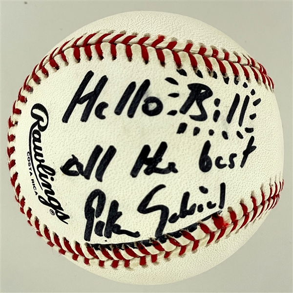 Peter Gabriel Single Signed Baseball (Beckett Authentic)