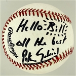 Peter Gabriel Single Signed Baseball (Beckett Authentic)