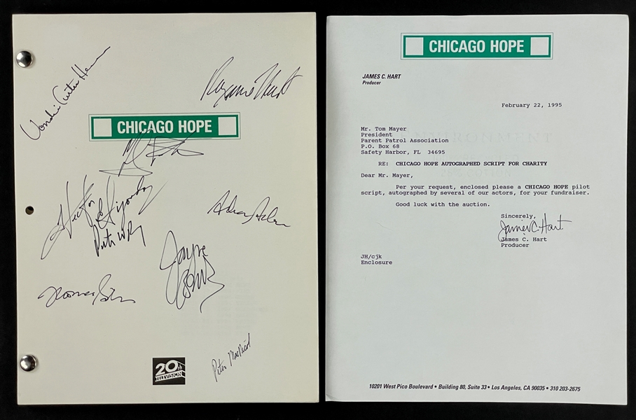 <em>Chicago Hope</em> Cast Signed Script (Beckett Authentic)