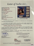 <em>The Big Valley</em> Cast Signed Dispaly with Barbara Stanwyck and Linda Evans (JSA)