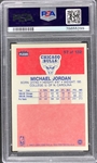 1986 Fleer #57 Michael Jordan - PSA NM 7