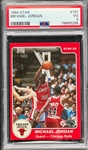 1984 Star Basketball Chicago Bulls Team Set with #101 Michael Jordan - PSA VG 3 (12)