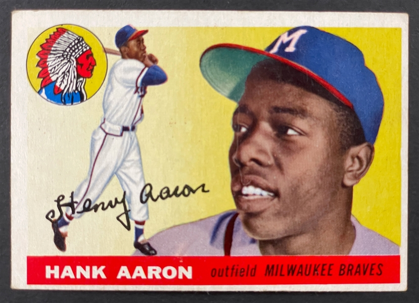 1955 Topps #47 Hank Aaron