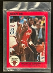 1984-85 Star Basketball Supers 5x7 Chicago Bulls SEALED Set with Michael Jordan on Top